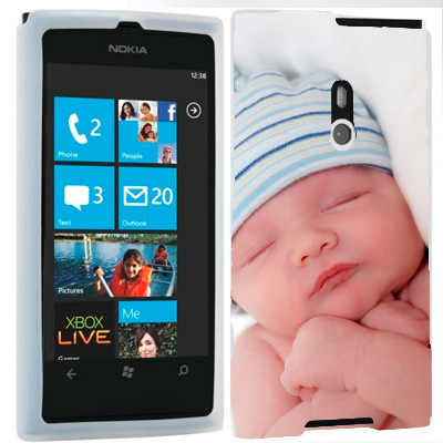 Silikon Nokia Lumia 800 mit Bild