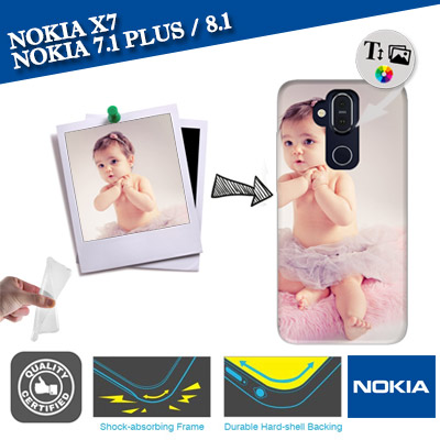 Silikon Nokia 8.1 / Nokia X7 / Nokia 7.1 Plus mit Bild