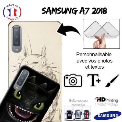Silikon Samsung Galaxy A7 2018 mit Bild