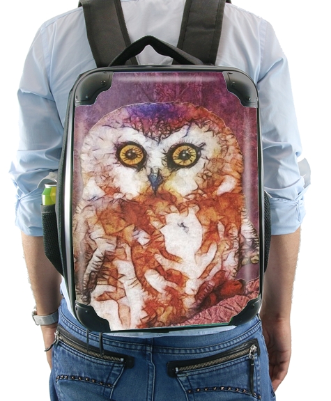 abstract cute owl für Rucksack