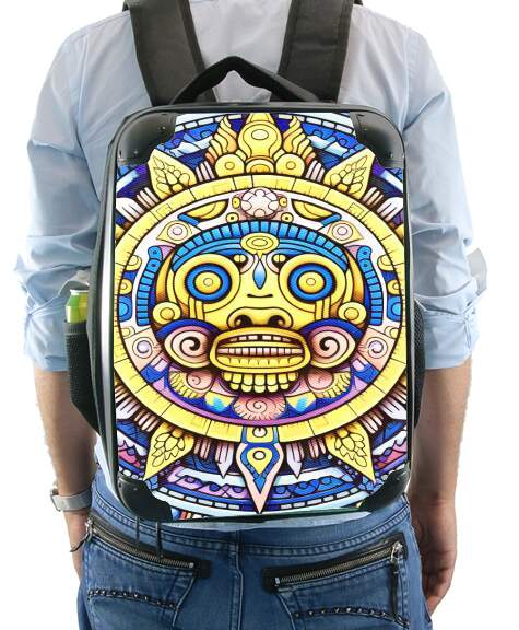 Aztec God Shield für Rucksack
