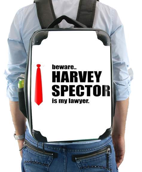 Beware Harvey Spector is my lawyer Suits für Rucksack