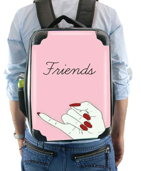 BFF Best Friends Pink Friends Side für Rucksack