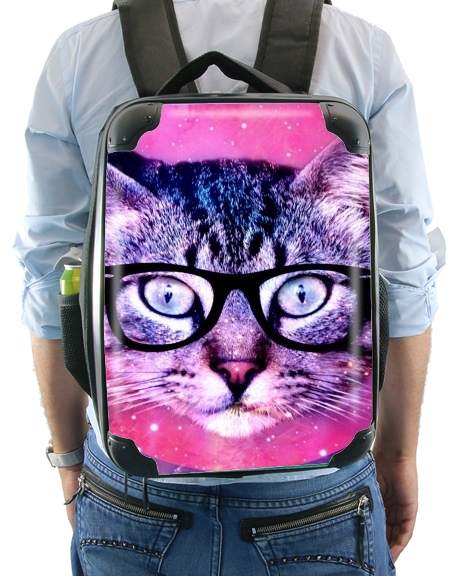 Cat Hipster für Rucksack