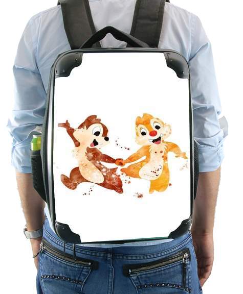 Chip And Dale Watercolor für Rucksack