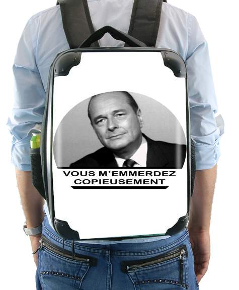 Chirac Vous memmerdez copieusement für Rucksack