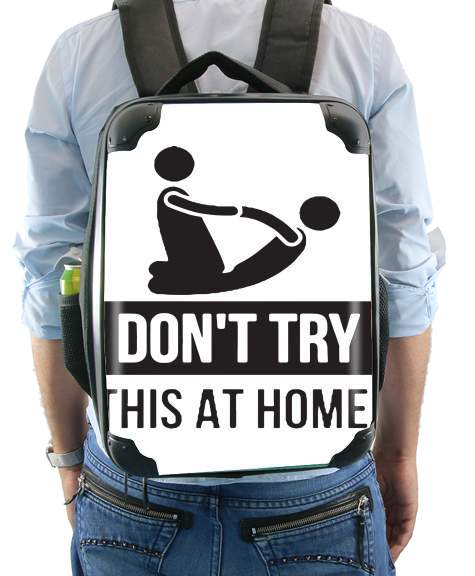 dont try it at home physiotherapist gift massage für Rucksack