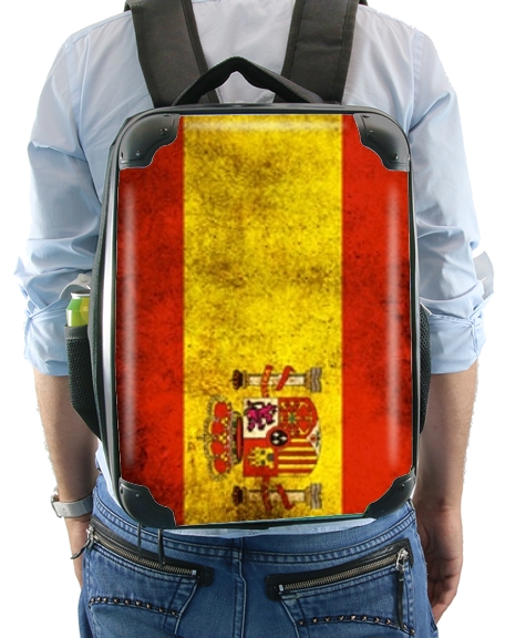 Vintage Flagge Spanien  für Rucksack