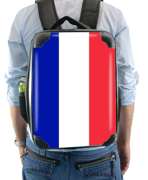 Fahne Frankreich für Rucksack