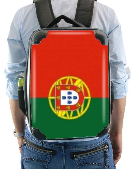 Fahne Portugal für Rucksack