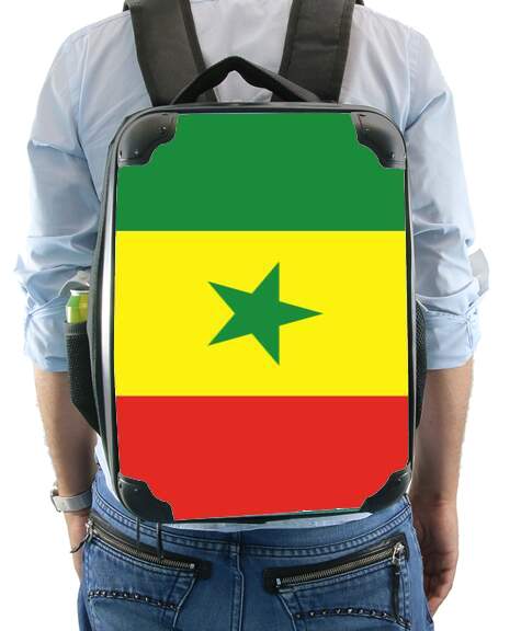 Flagge von Senegal für Rucksack