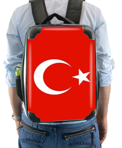 Flagge der Türkei für Rucksack
