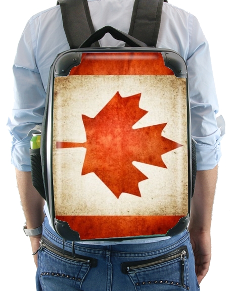 Canadian Flag Vintage für Rucksack