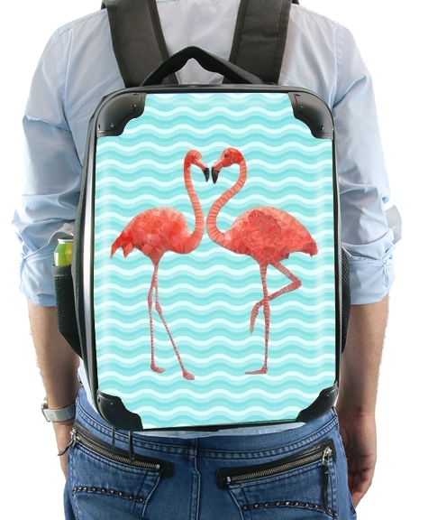 flamingo love für Rucksack