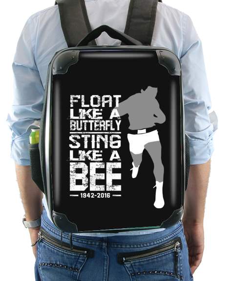 Float like a butterfly Sting like a bee für Rucksack