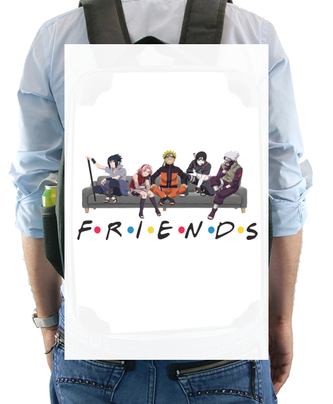 Friends parodie Naruto manga für Rucksack