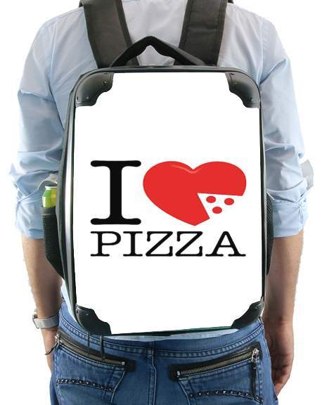 I love Pizza für Rucksack