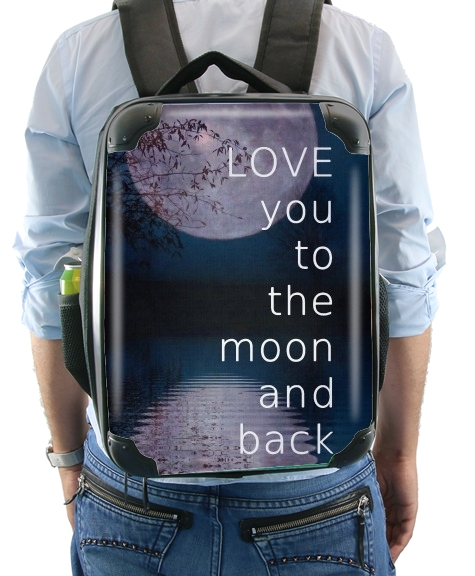 I love you to the moon and back für Rucksack