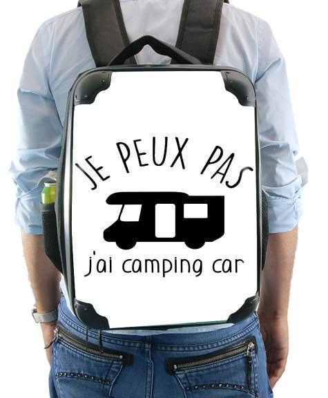 Je peux pas jai camping car für Rucksack