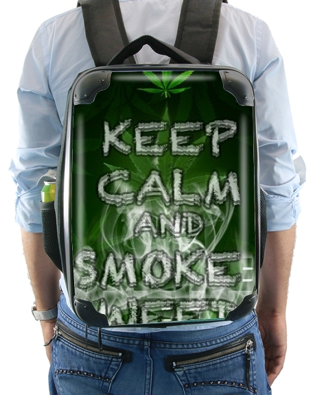 Keep Calm And Smoke Weed für Rucksack