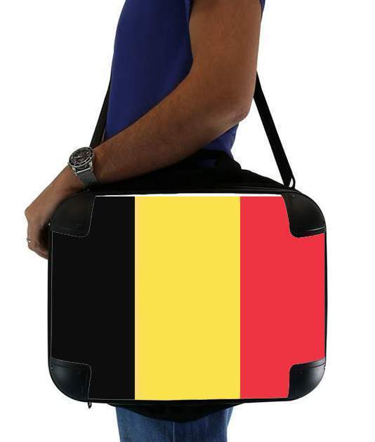 Belgium Flag für Computertasche / Notebook / Tablet