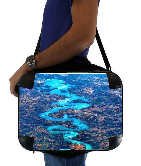 Blue dragon river portugal für Computertasche / Notebook / Tablet