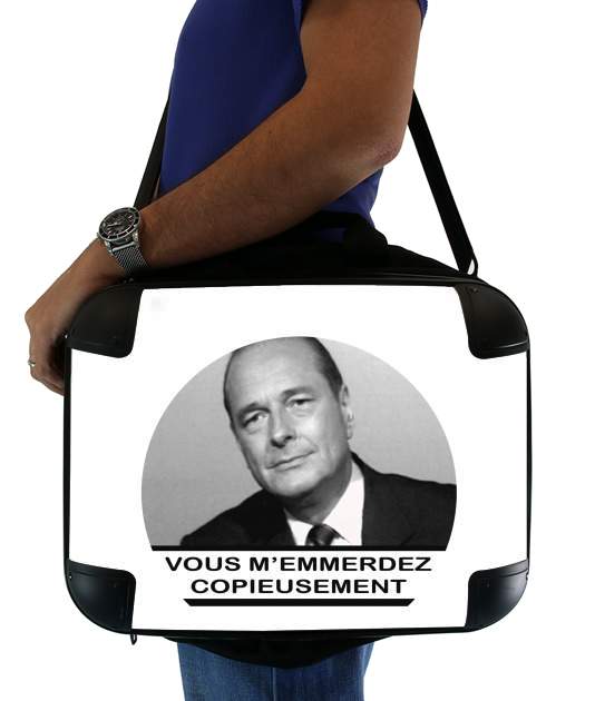 Chirac Vous memmerdez copieusement für Computertasche / Notebook / Tablet