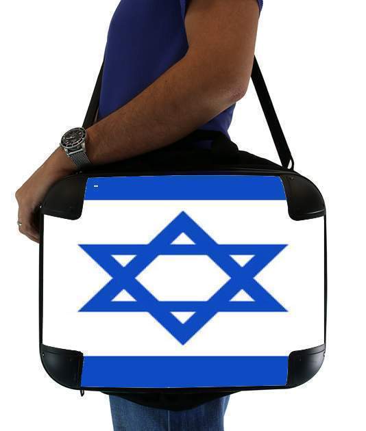 Fahne Israel für Computertasche / Notebook / Tablet