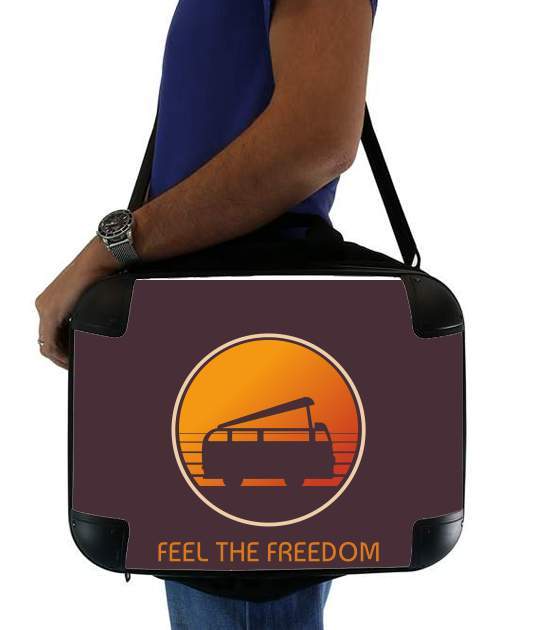Feel The freedom on the road für Computertasche / Notebook / Tablet
