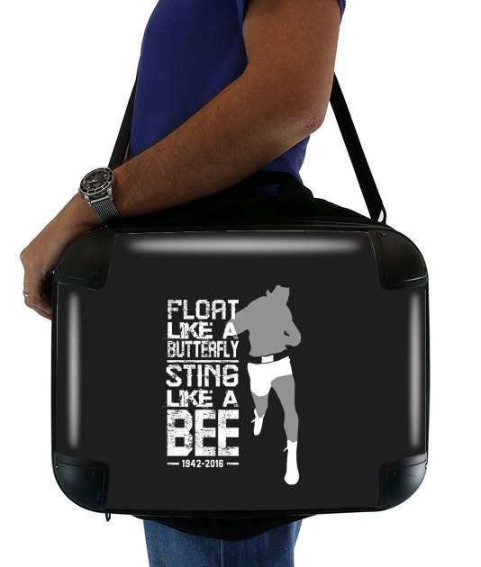 Float like a butterfly Sting like a bee für Computertasche / Notebook / Tablet