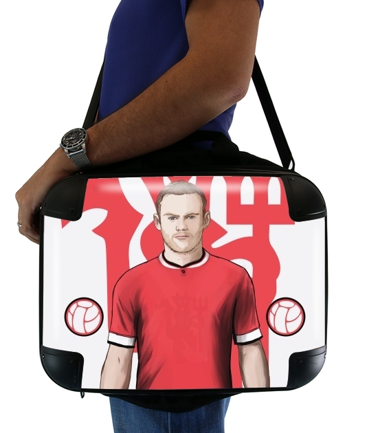 Football Stars: Red Devil Rooney ManU für Computertasche / Notebook / Tablet