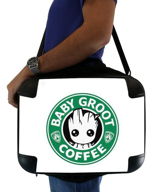 Groot Coffee für Computertasche / Notebook / Tablet