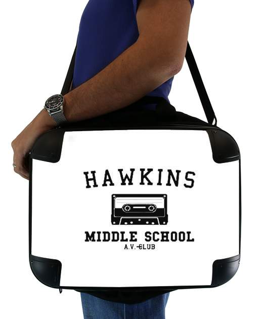 Hawkins Middle School AV Club K7 für Computertasche / Notebook / Tablet