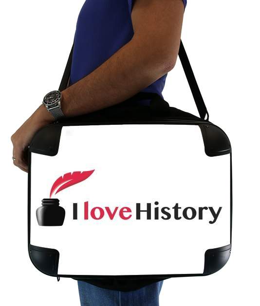 I love History für Computertasche / Notebook / Tablet