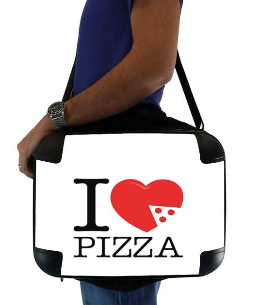 I love Pizza für Computertasche / Notebook / Tablet