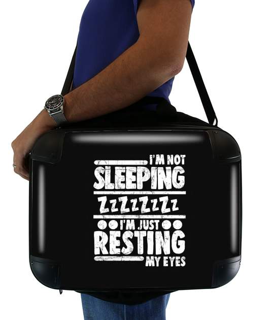 im not sleeping im just resting my eyes für Computertasche / Notebook / Tablet