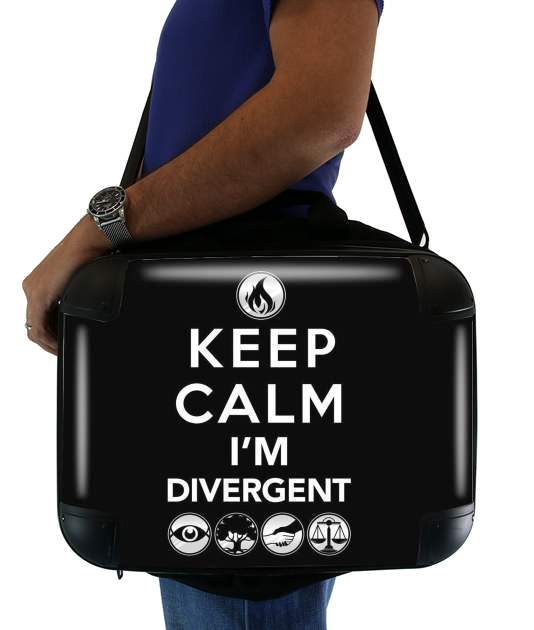 Keep Calm Divergent Faction für Computertasche / Notebook / Tablet