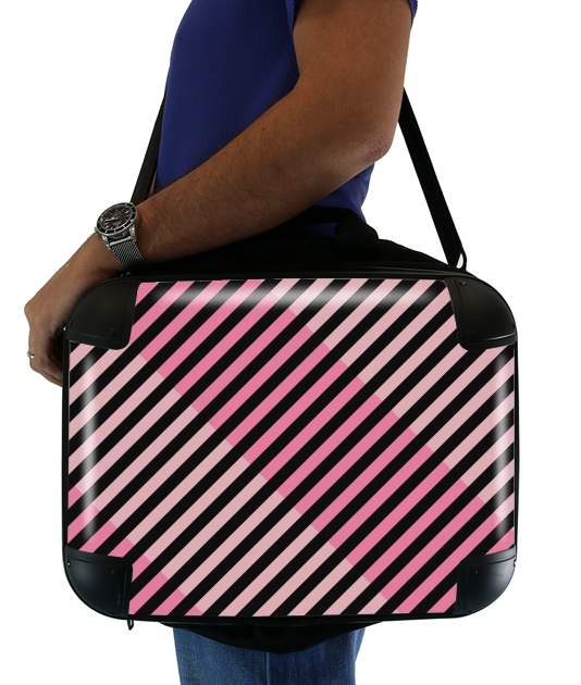 Minimal Pink Style für Computertasche / Notebook / Tablet