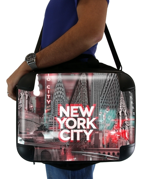 New York City II [red] für Computertasche / Notebook / Tablet