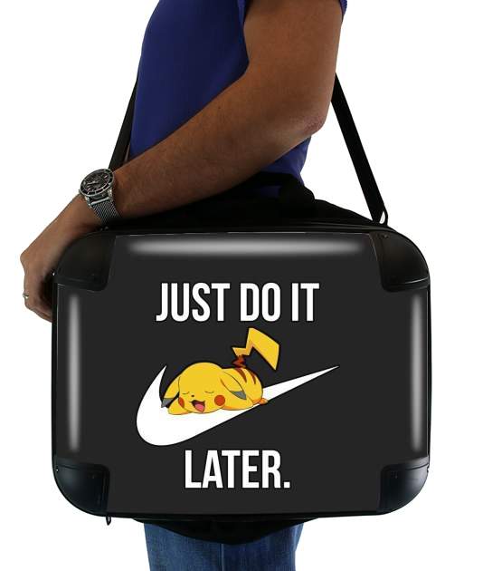 Nike Parody Just Do it Later X Pikachu für Computertasche / Notebook / Tablet