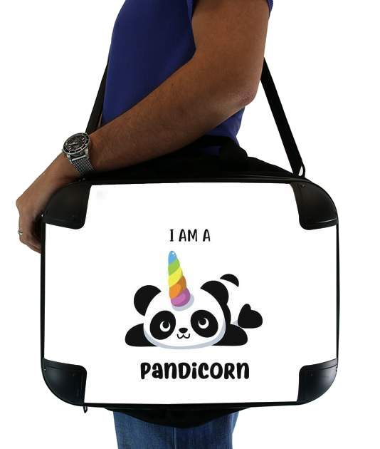 Panda x Licorne Means Pandicorn für Computertasche / Notebook / Tablet