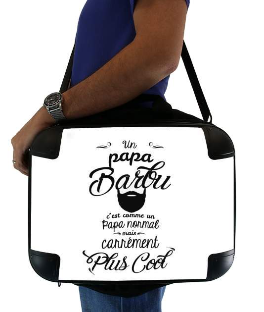 Papa Barbu comme un papa normal mais plus cool für Computertasche / Notebook / Tablet