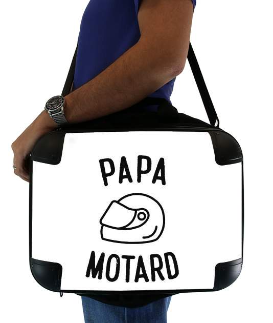 Papa Motard Moto Passion für Computertasche / Notebook / Tablet