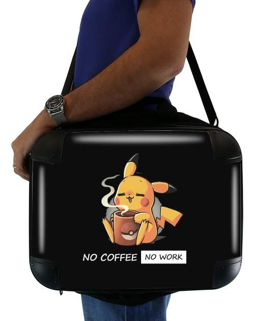 Pikachu Coffee Addict für Computertasche / Notebook / Tablet