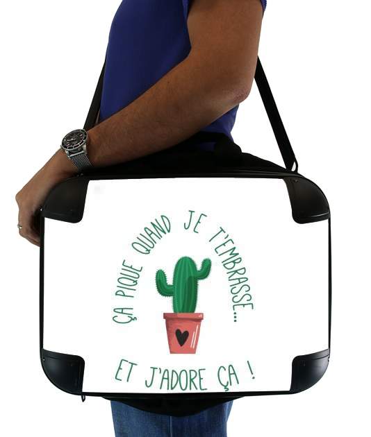 Pique comme un cactus für Computertasche / Notebook / Tablet