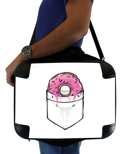 Pocket Collection: Donut Springfield für Computertasche / Notebook / Tablet