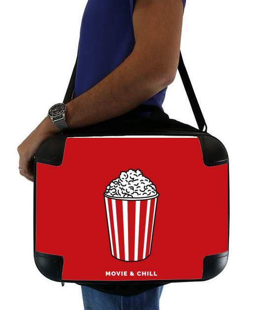 Popcorn movie and chill für Computertasche / Notebook / Tablet