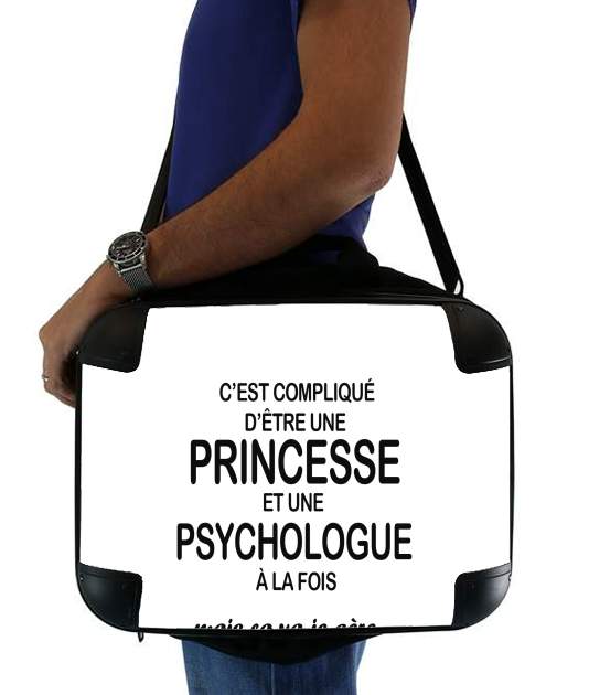 Psychologue et princesse für Computertasche / Notebook / Tablet