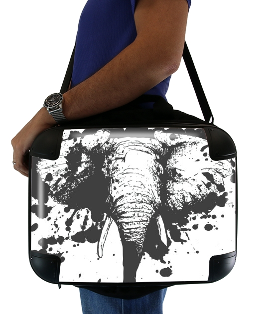 Splashing Elephant für Computertasche / Notebook / Tablet