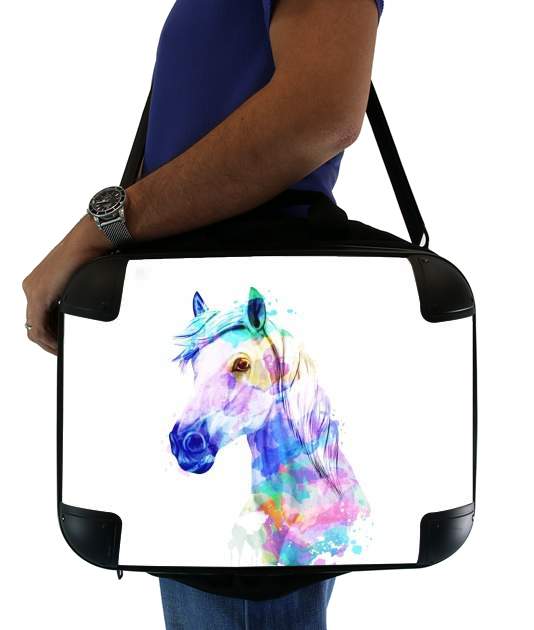 Watercolor Horse für Computertasche / Notebook / Tablet